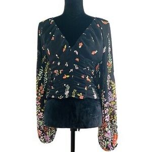 Free People floral float top